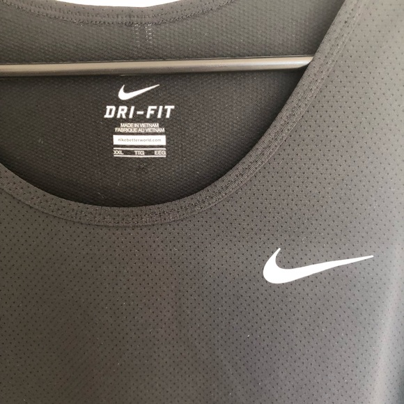 Nike black dri-fit workout singlet plus size XXL - Picture 2 of 7